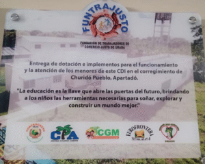 Entrega de implementos para el funcionamiento de CDI churido pueblo