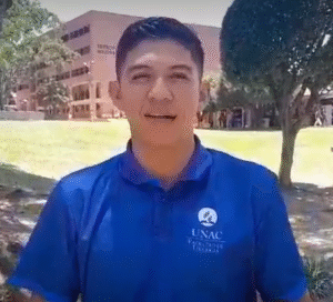Palabras de agradecimiento de hijo de asociado ,corporacion social eurofrontera  Luis Angel Argel